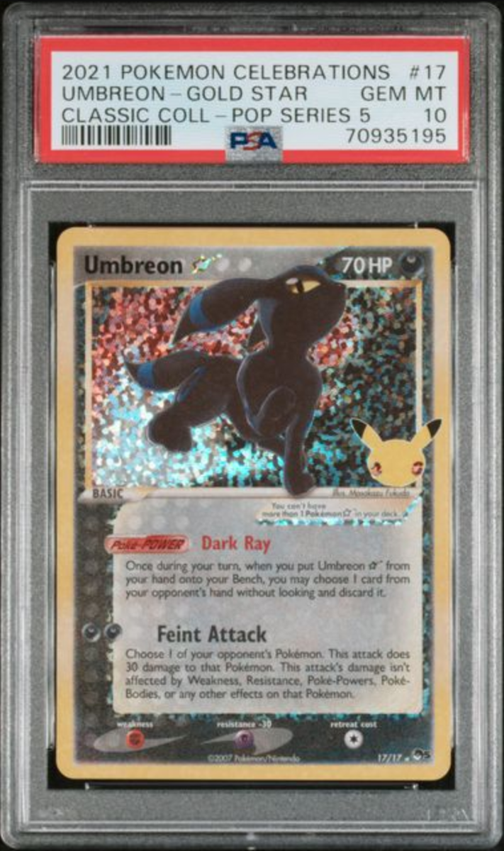2021 Celebrations Umbreon Gold Star